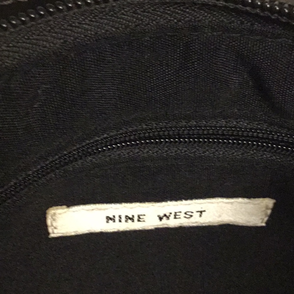 Nine West Black Crossbody Bag with Tassel Zippers - Picture 6 of 7